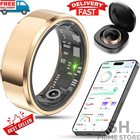 R02 Smart Ring Health Tracker, IP65 Waterproof Monitor for Heart Rate & Fitness