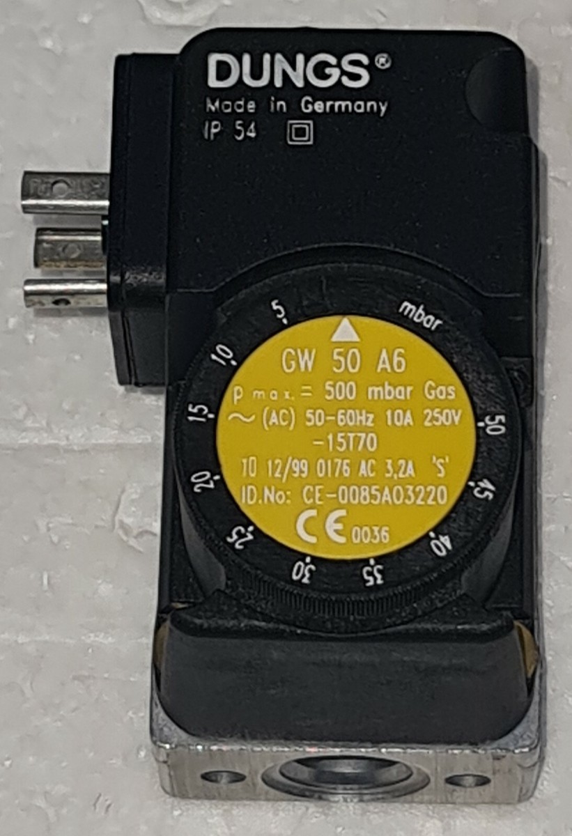 DUNGS GW 50 A6 PRESSURE SWITCH IP54 | eBay