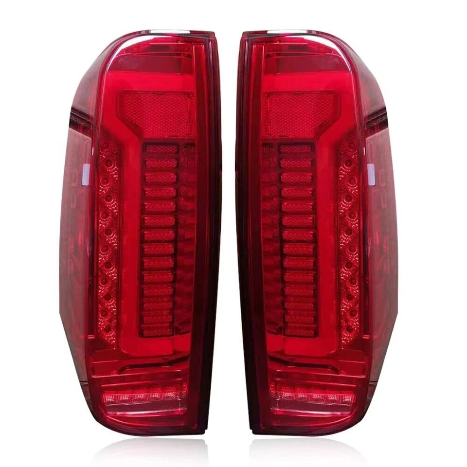 Lámpara de freno trasera para Nissan Frontier 2005-2014 Navara D40 LED luz trasera roja Foto 3 de 4