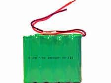 6 Volt NiMH Battery Pack 3800 mAh with Leads