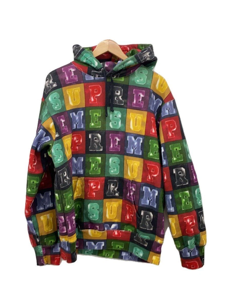 Sweat à capuche Supreme M coton multicolore occasion
