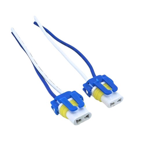 2pcs HB3 9005 Pre-wired Headlight Bulb Socket Connector Wire Harness Kit for Fog - Picture 2 of 3