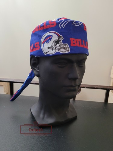 GORRA EXFOLIANTE QUIRÚRGICA HECHA A MANO BUFFALO BILLS HECHA EN EE. UU. ENVÍO RÁPIDO - Imagen 1 de 7