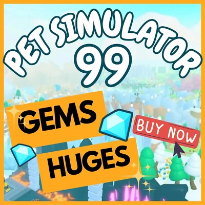 Pet Simulator 99 Pets! Cheapest on Ebay  BONUS 500,000 GEMS EVERY PURCHASE!