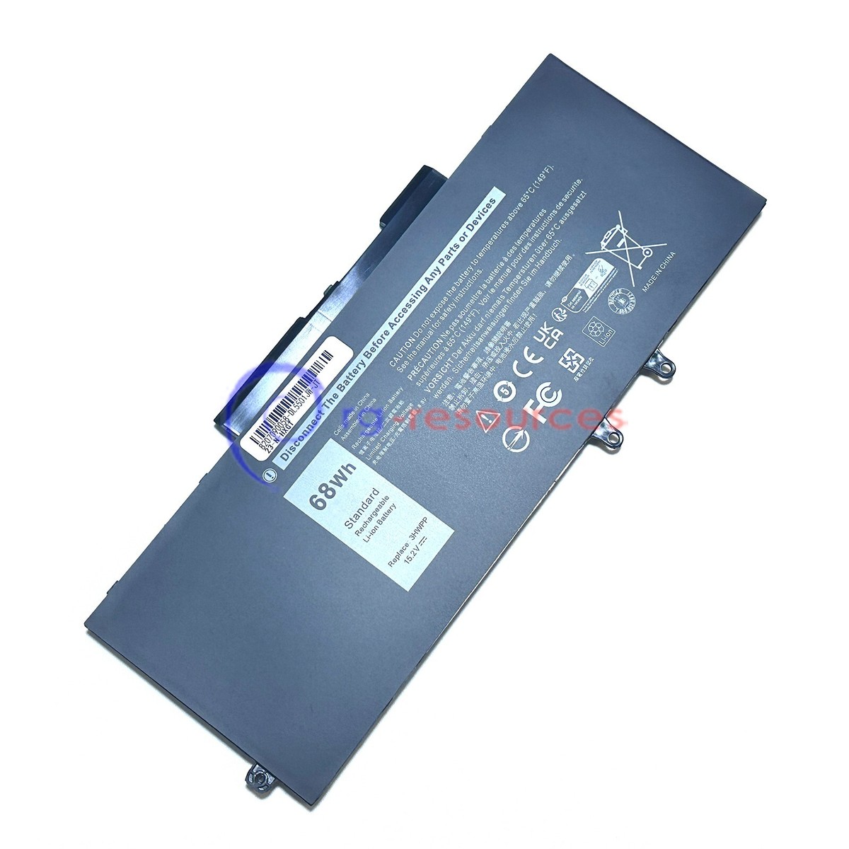 New 3HWPP 3PCVM 1VY7F Battery for Dell Latitude 14 5410 15 5510