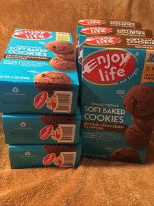 6 X Enjoy Life Foods Double Chocolate Brownie Cookies Allergy Friendly 11 20 853522000214 Ebay