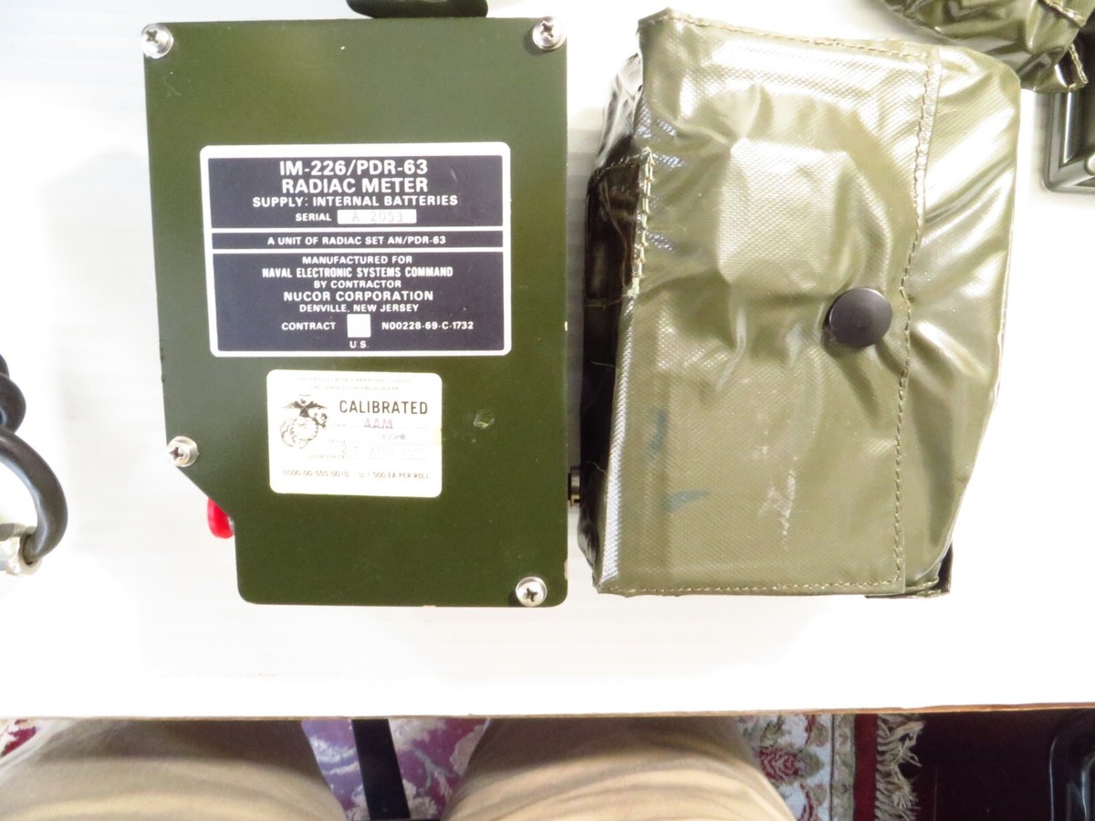 Radiac Set AN/PDR-63: IM-226 + DT-507 + DT-508 + H43 Radiation