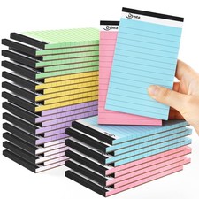 36 Pcs 3x5 Note Pads, 45 Sheets Per College Ruled Mini Writing Pads, 80GSM Co...