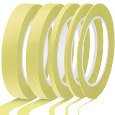 5 Rolls of Vinyl Tape Masking Tape Automotive Car Auto Paint for Curves, High...