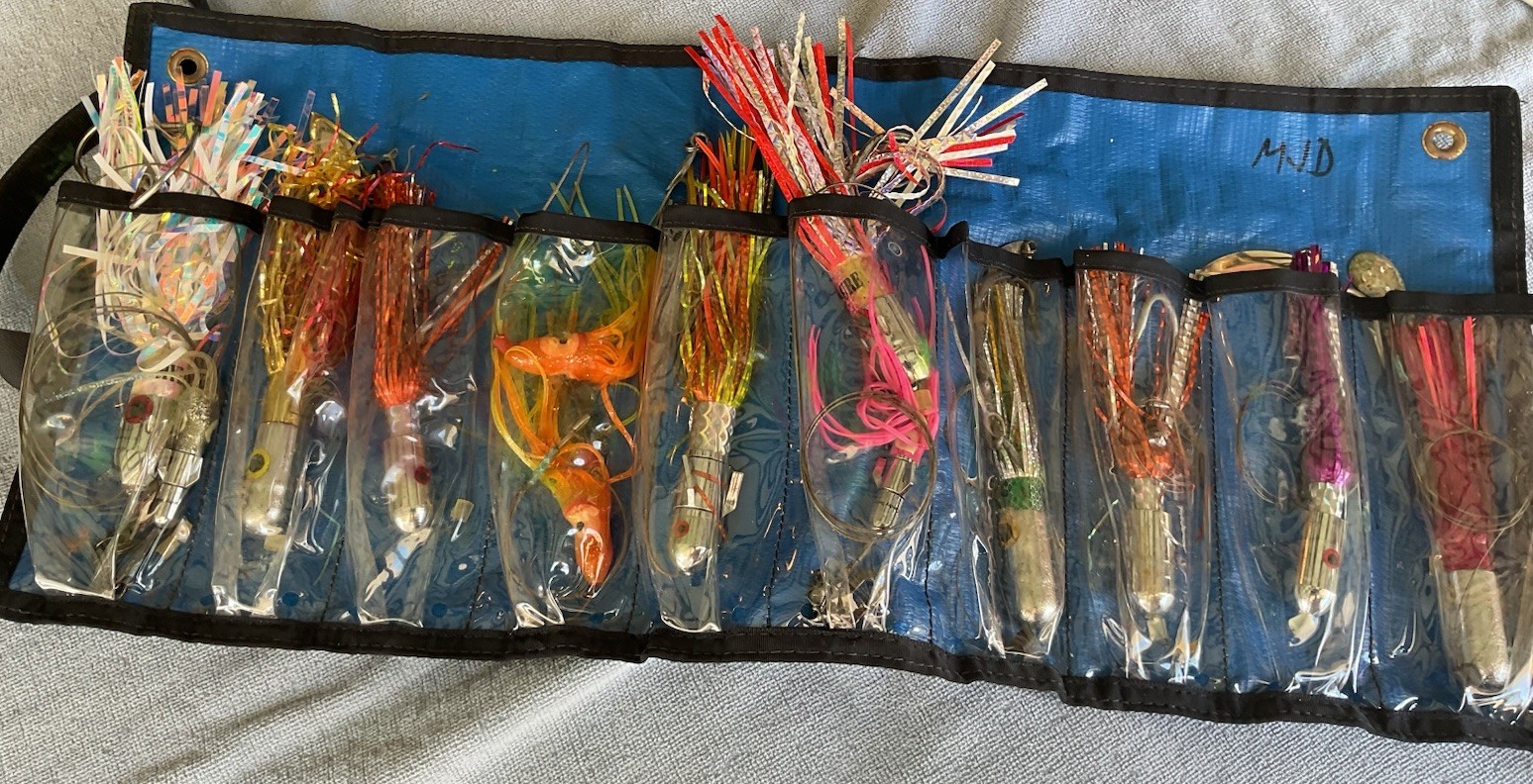 SALTWATER LURES AND THREE ARE DIASY CHAINED - Image 13