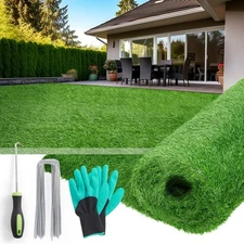 Artificial Grass Turf Roll Outdoor for Garden Landscape Decoration, Astroturf...