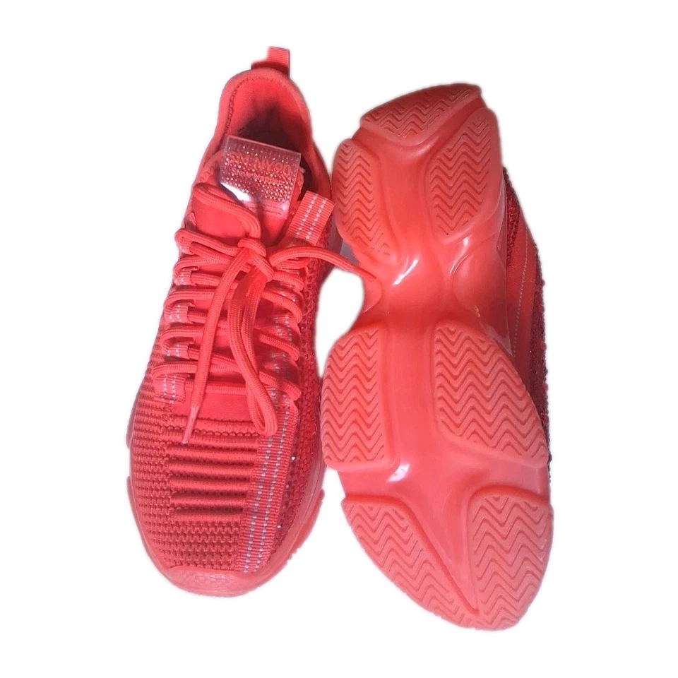 Steve Madden Women's Maxima Fancy Embellished Rhinestone Fashion Sneaker Sz 6M - Image 2 of 4