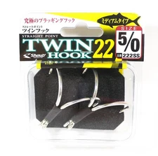 Shout 222-SS ST Point Twin Hook Double Hook Size 5/0 (8440)