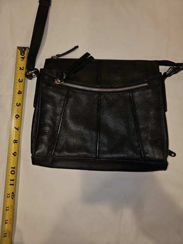 Black Leather Tignanello Since 1989 cross body bag - Picture 6 of 7