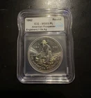 Engelhard 1982 1 oz .999 Fine Silver Round Bullion American Prospector