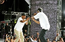 Recording artist Kendrick Lamar A$AP Rocky onstage at the 2013 BET - Old Photo 1