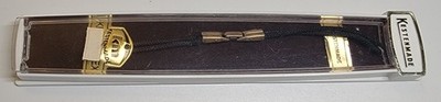 NOS VTG Kestenmade 8424 women Watch Band Loop End Gold Plate Butterfly Clasp