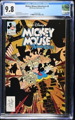 MICKEY MOUSE Adventures #8 CGC 9.8 NM/M (1991) Only 1 in census