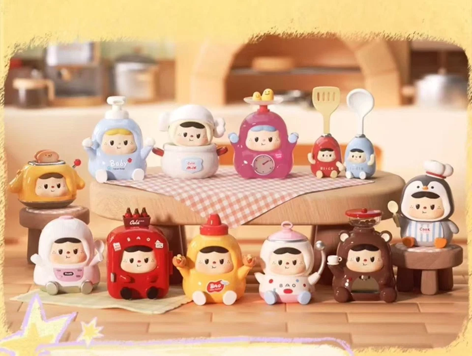 Heyone Baobao's Small Kitchen Series Caja Ciega Confirmada Figura Arte Juguetes Regalo Foto 2 de 4