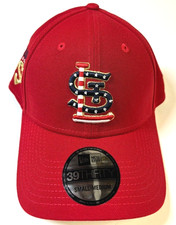 St. Louis Cardinals MLB NE 2023 4th Of July Flex-Fit Hat ~ Red