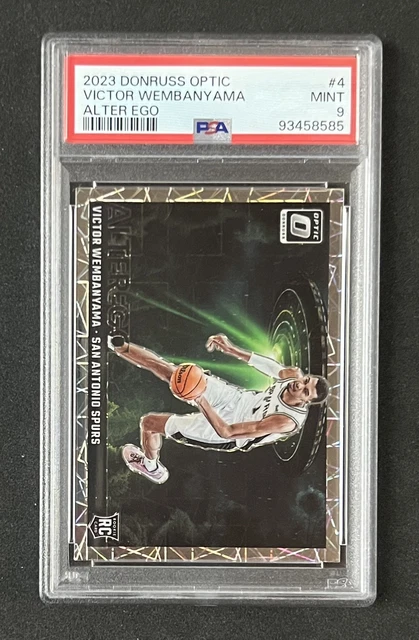 2023-24 Donruss Optic Victor Wembanya Alter Ego RC Spurs PSA 9