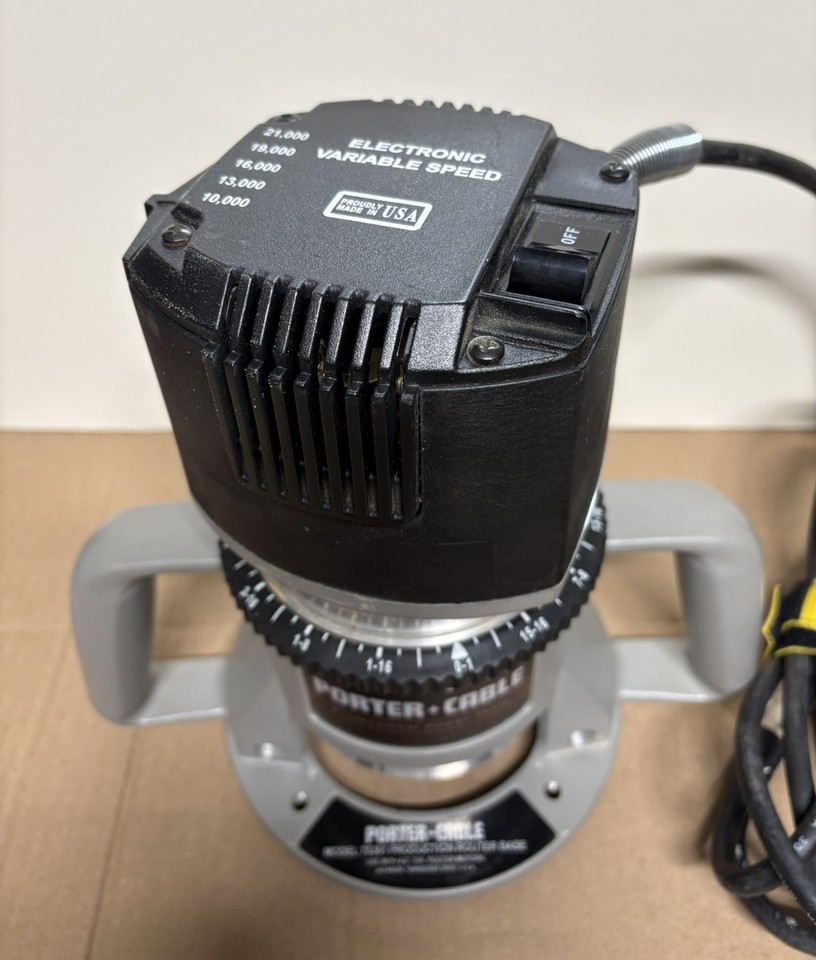 Porter Cable 75182 3 14 HP Type 1 Variable Speed Router Made in USA | eBay