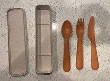 Cat  Jack Kids Travel Silverware Utensils Set, BPA Free, Dishwasher Safe