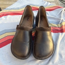 Taos Icon Women's Brown Leather Comfort Slip-On Shoes US 10 EU 42 M Casual