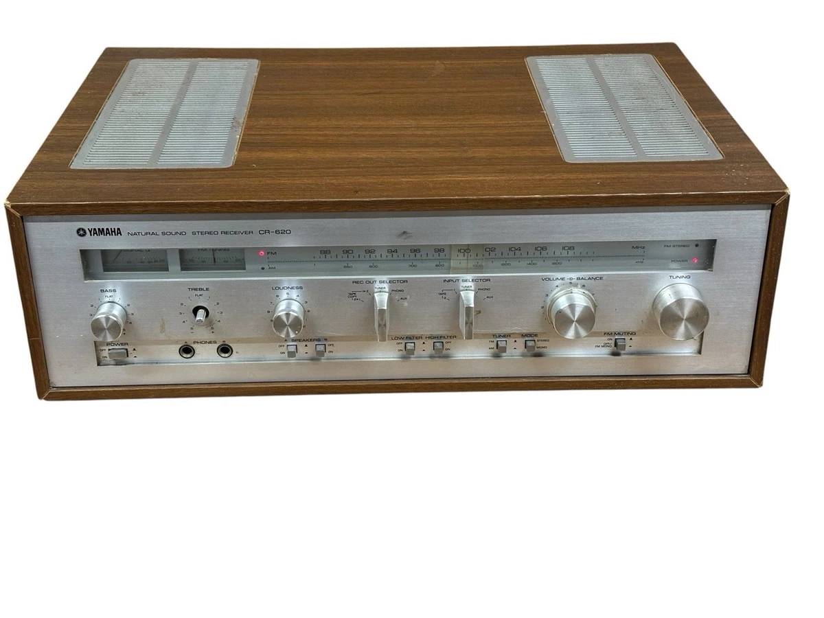 Ampli Vintage Yamaha CR-620 - Rénové LED - Très Bon État