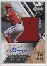 2017 Elite Extra Edition Future Threads Silhouettes 36/99 Jaime Barria Auto me2