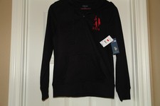 U.S. Polo Assn, Fleece, Zippered, Hoodie, Boys Size Small  4-6 , NWT