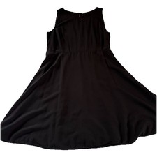Old Navy Women’s Little Black Dress Rayon High Neck A-line XL Runs Small