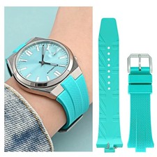 FKM Fluoro Rubber Watch Strap 9mm Citizen Tsuyosa NJ0150 NJ0151 Silicone