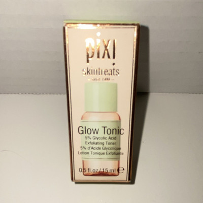 Pixi Skintreats Glow Tonic 5% Glycolic Acid Exfoliating Toner 0.5 fl oz