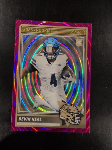 2025 Score Rookie Devin Neal Purple /399 - Saints