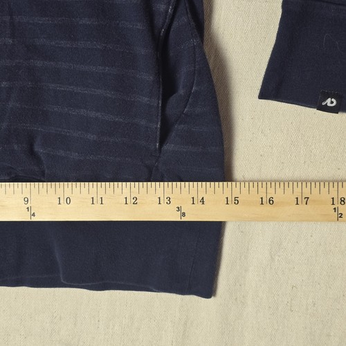 Nike The Athletic Dept. Midnight Navy Interior Stripe Pullover Hoodie Girl's S - Picture 6 of 11