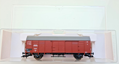 FLEISCHMANN H0 5308 K Güterwagen DRG Bauart Dresden nur Vitrine Kurzkupplung OVP