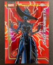 Lady Henrietta 2026 Topps Chrome Marvel Comics Red Lighting Refractor /5 #130