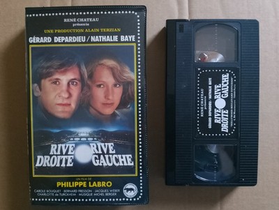 VHS - RECHTES UFER LINKES UFER - RENE CHATEAU - DEPARDIEU - NATHALIE BAYE - LABRO