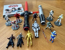 VTG Star Wars Lot Figures & Miscellaneous Sta...