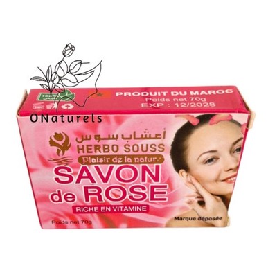 100% natürliche Rosenseife | Weichheit und Glanz der Haut | 70g