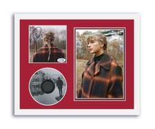 Taylor Swift Autographed Signed 11x14 Custom Framed CD Photo Evermore ACOA