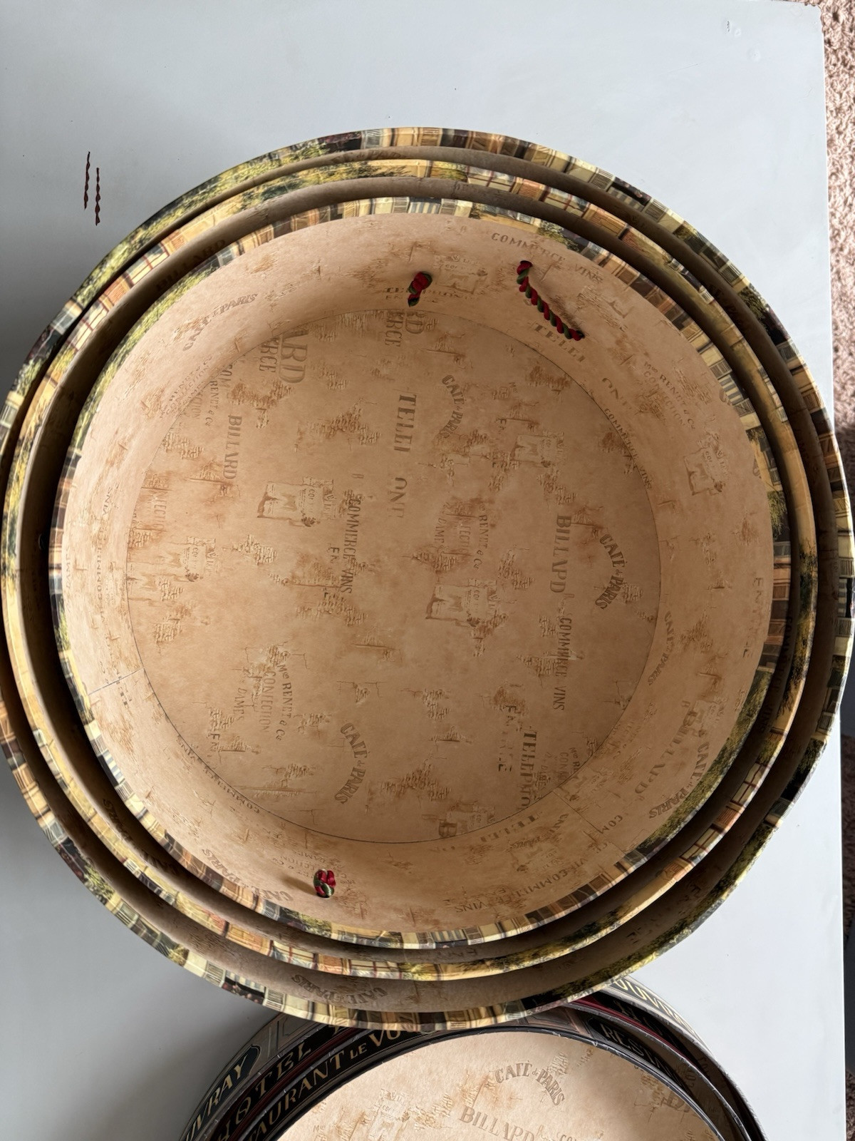 3 Stackable Hat Boxes, 3 Different Sizes - Fit In… - image 10