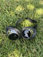 Steampunk Welding Goggles Authentic Vintage biker motorcycle cyber Cosplay