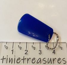 Tupperware keychain Mini Shoe horn Dark Blue Tinietreasures