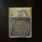 1878-S Silver Trade Dollar ANACS VF 25 Details Cleaned San Francisco $1 Coin