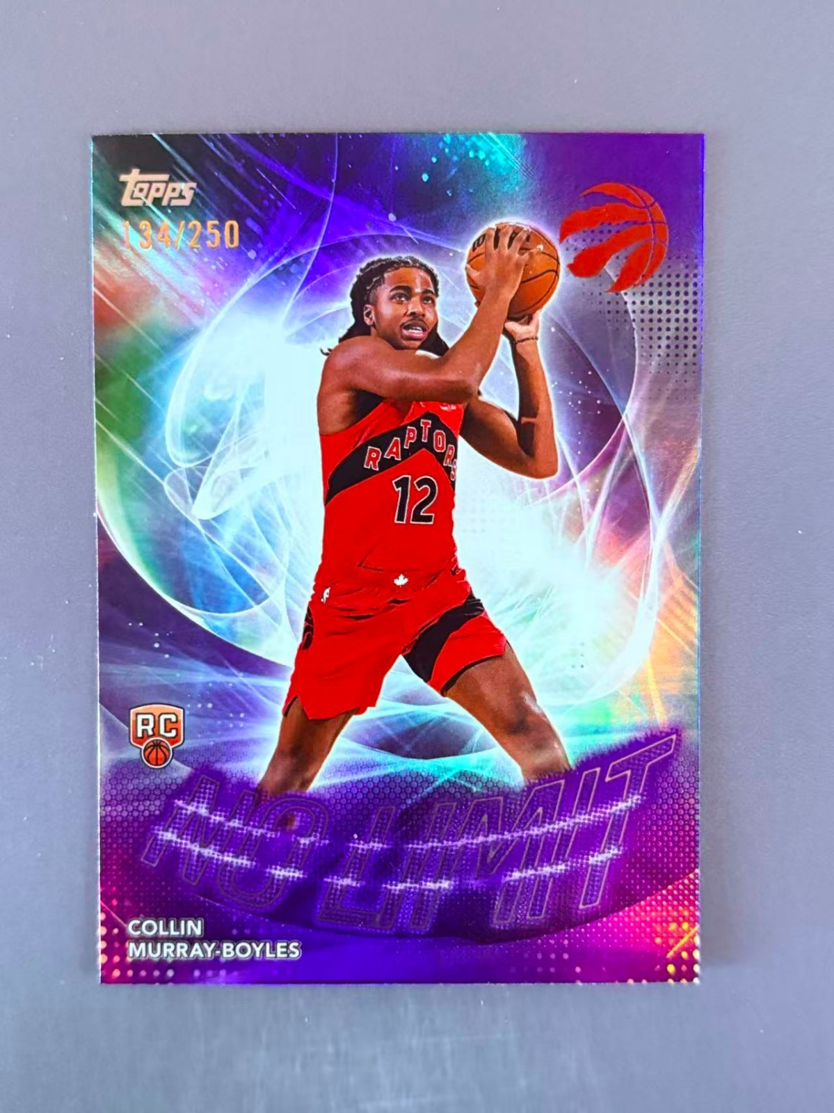 Collin Murray-Boyles 2025-26 Topps Flagship No Limit Purple Foil /250 RC # (1)