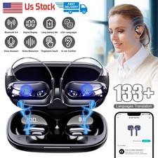 AI Translation Earbuds 133 Languages Bluetooth 6.1 45H Battery US