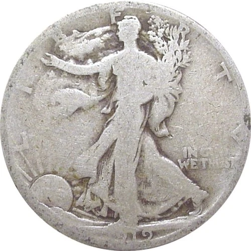 Walking Liberty Half Dollar 90% Silver ag - g about good 1916-1947 Random Date