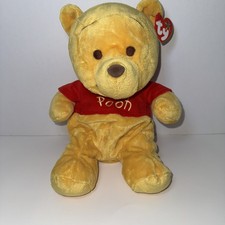 New Disney Beanie Buddy Winnie The Pooh 10  Plush 2013 With Tags